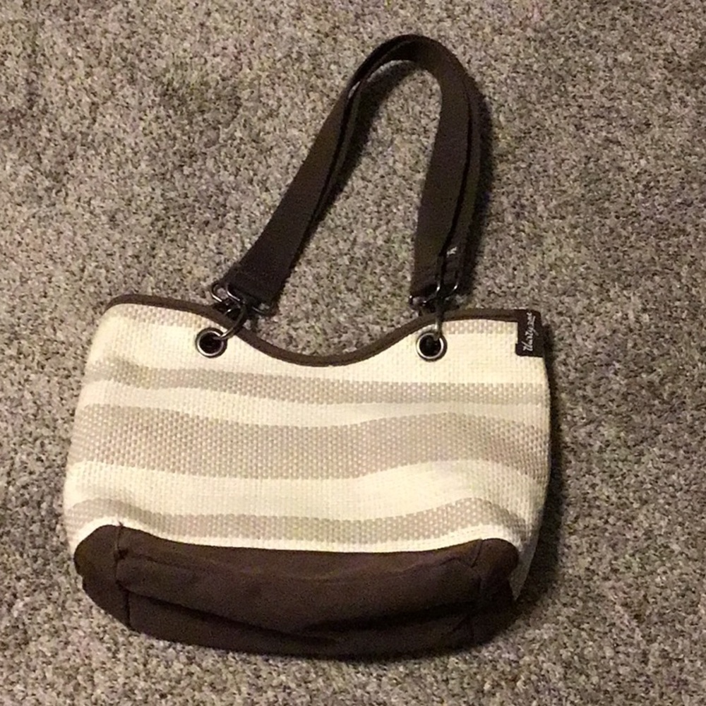 Thirtyone Brown and Cream shoulder Bag with removable straps, like new condition